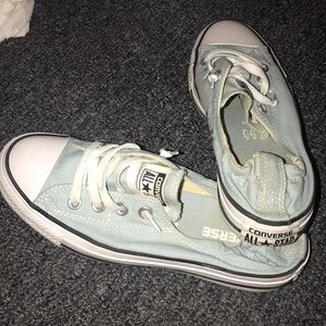 Baby blue converse... barely worn